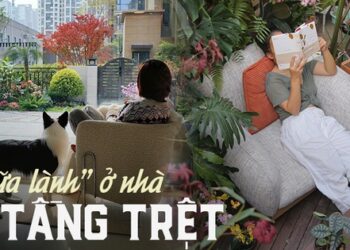 Không ngại mua nhà tầng trệt chung cư, nhiều người biến sân vườn thành chốn “bồng lai tiên cảnh” để hưởng thụ cuộc sống