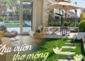 Khoảng sân 80m2 ở tầng 1 biến thành khu vườn thơ mộng nhờ đôi bàn tay của người phụ nữ