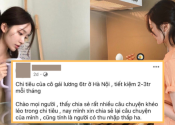 Xôn xao bài đăng tiết kiệm 2-3 triệu/ tháng dù lương 6 triệu: Mỹ phẩm quần áo 150k, tiền ăn còn bất ngờ hơn nữa