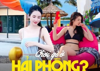 Cách trung tâm Hải Phòng tầm 20km có một khu “tránh nóng” với bờ biển trải dài, công viên nước chơi thả ga mà giá vé cực hợp lý