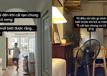 Kinh nghiệm hay khi cải tạo chung cư cũ của gia đình ở Hà Nội, bổ ích cho ai có nhu cầu cải tạo nhà