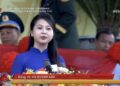 Cô gái phát biểu tại lễ kỷ niệm 70 năm chiến thắng Điện Biên Phủ: Tốt nghiệp trường kinh tế top đầu!