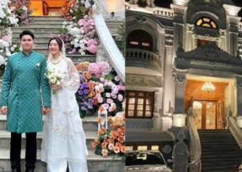 Choáng ngợp trước căn biệt thự nguy nga như cung điện của chồng hoa khôi bóng chuyền Việt Hương, học vấn của chàng còn đáng nể hơn
