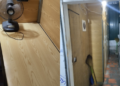 Cận cảnh phòng trọ hộp diêm ở Hà Nội: Ghép tạm bằng ván gỗ chỉ đủ chỗ cựa người, cả dãy chung một điều hoà