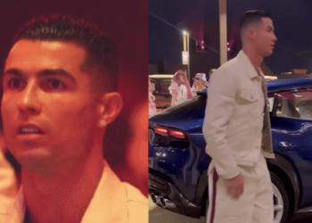 Ronaldo đi xe 13 tỷ, đeo đồng hồ 38 tỷ đi dự sự kiện, không ngờ vẫn bị đám đông la ó