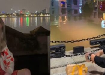 ‘Dựa hơi’ cái chết của Mèo Béo, TikToker Việt thả đồ ăn xuống Hồ Tây gây phẫn nộ