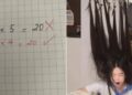 Con làm “4×5=20” bị cô gạch sai và sửa lại thành “5×4=20”, phụ huynh đòi kiện nhưng nhận được câu nói bẽ mặt: Xem lại kiến thức đi
