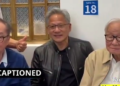 CEO NVIDIA Jensen Huang cùng người đứng đầu của TSMC, MediaTek, Quanta dùng bữa tối tại chợ đêm