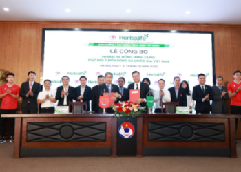 Herbalife gắn bó cùng các Đội tuyển bóng đá quốc gia Việt Nam