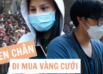Giới trẻ TP.HCM xếp hàng mua vàng cưới hỏi, tích lũy: Sốc với lượng người chờ khủng, 2 ngày không thể chen chân