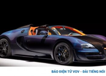 Chiêm ngưỡng “biệt thự di động” Bugatti Veyron Grand Sport Vitesse cực bóng bẩy