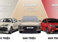 Cuộc chiến sedan cỡ B giữa Hyundai Accent, Toyota Vios, Honda City