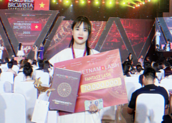 Á Quân 1 Fantasy Hà Nội Yến Dư Tỏa Sáng Tại Browista Vietnam & Lash Championship 2025
