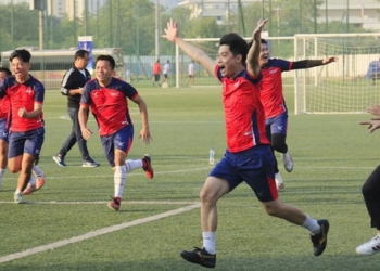 Đội bóng Đài Tiếng nói Việt Nam giành Cup vô địch Press Cup 2024