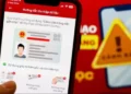 Mạo danh ngân hàng dụ người dùng xác thực sinh trắc học